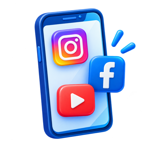 Ilustração de redes sociais